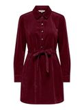 ONLY Onlnessa L/S Cord Dress Cc Pnt Dames Jurk L
