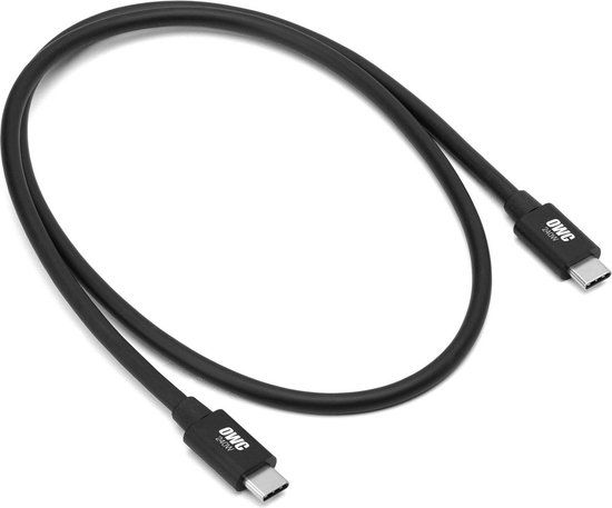 OWC Thunderbolt 4 & 5 USB-C Kabel - 80 cm - Zwart