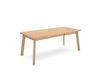 Table à manger effet bois de chêne 194x90x75cm