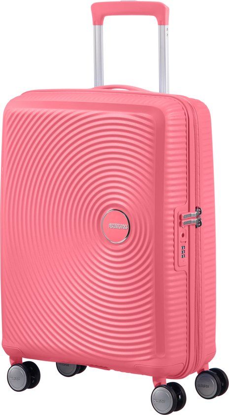 American Tourister Soundbox Spinner 55cm Hand Luggage - Sun Kissed Coral