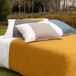 Dommelin dekbedovertrek Palermo Percal 400TC Ecru-Saffraan 140x200/220