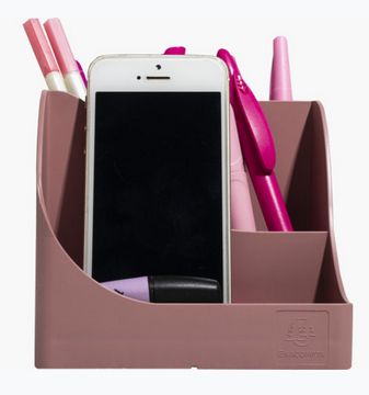 Exacompta Skandi Rose Pen Wave Pen Holder - 5 Compartments - Plastic