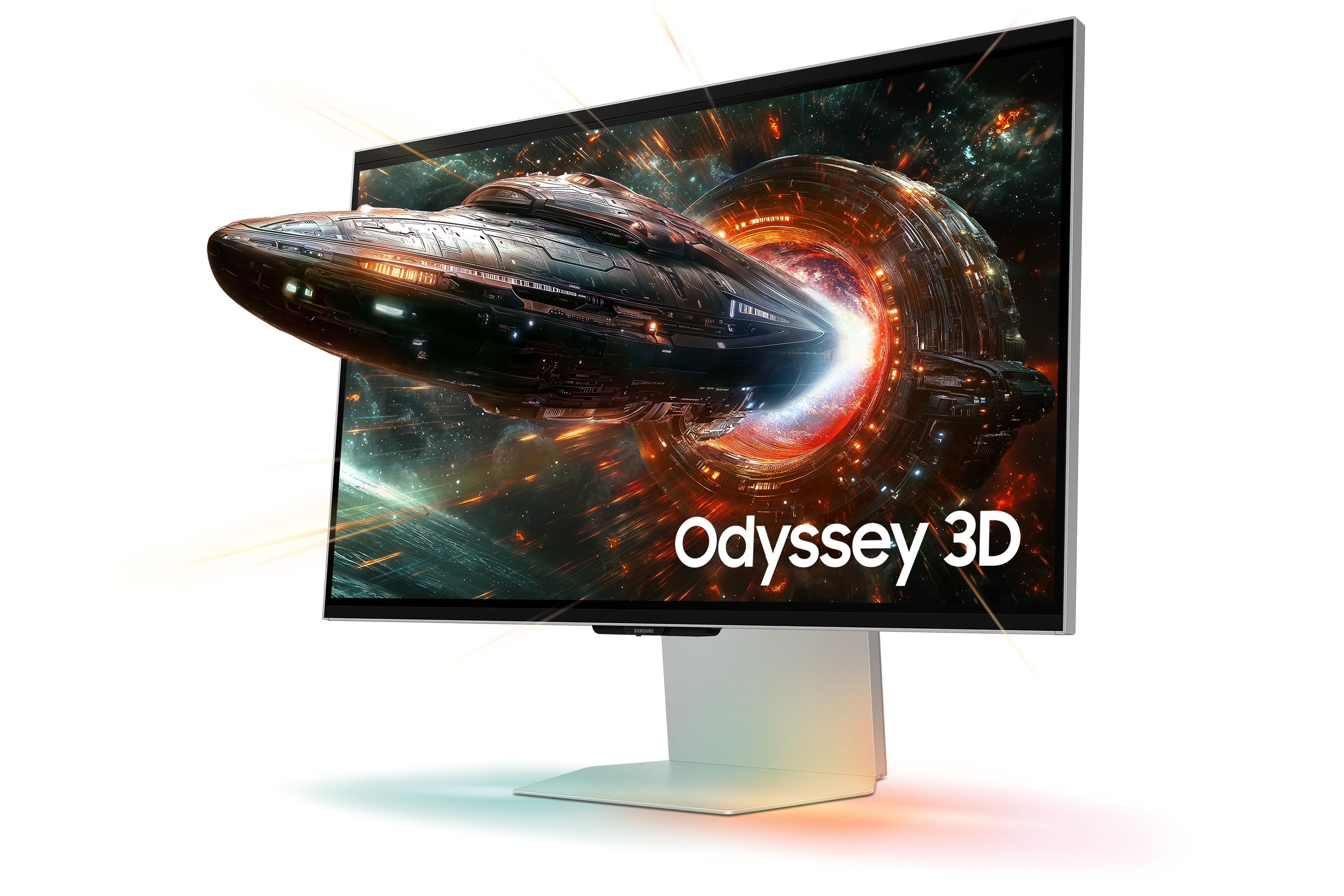 Samsung 27" UHD Odyssey 165Hz Gaming Monitor - Silver