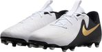 Nike Phantom GX II Academy FG/MG Voetbalschoenen Junior Wit - Zwart - Goud