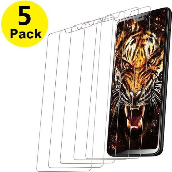 Merkloos MK24 OnePlus 5 Screen Protector [5-Pack] Tempered Glas Screenprotector