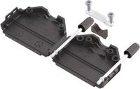 MH Connectors MHDPPK37-BK-K 6260-0101-04 D-sub behuizing Aantal polen: 37 Kunststof 180 ° Zwart 1 stuk(s)