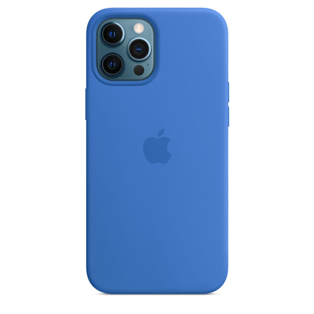 Apple iPhone 12 Pro Max Silicone Case - Blue - MK043ZM/A