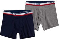 Levi's Kids Sportswear Logo Boxers 2 Pack Grey Heather 14-16 Years Jongen