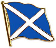 Merkloos Pin Vlag Schotland - 2 cm - vlaggen speldje - supporter - mini broche