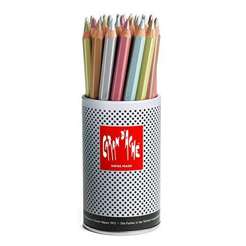 Caran d'Ache Kleurpotloden Maxi Metallic 28 stuks met beker