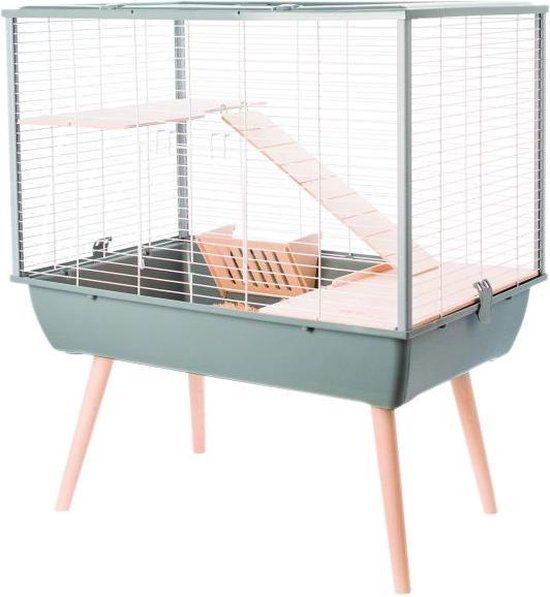 Zolux Knaagdierkooi Neo Muki Grijs - 78 x 48 x 87.5 cm - Knaagdierenkooi