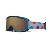 Giro BUSTER PAINTED bril, jongeren, uniseks, blauwgroen met roze accent, OS