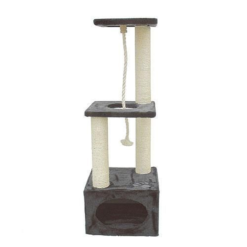 Kerbl Platin Pro Krabpaal - Grijs - 37 x 37 x 109 cm