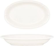 Bonna Nicole - Porselein - Wit - Rond - 15 cm - set van 4
