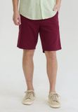 Felix Hardy Chino Zomer Shorts Katoen Linnen Heren Bordeaux - 34