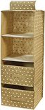 King Home O1774081 opbergsysteem met 2 laden, 30 x 30 x 80 H