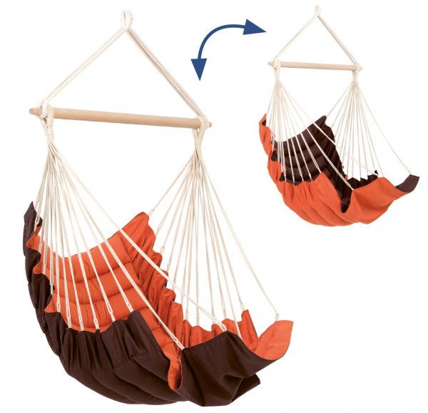 AMAZONAS AZ-2020260 Hangstoel - Rood - Katoen/Polyester - 150 kg