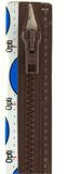 Opti Prym Ritssluiting Kunststof 6mm grof Deelbaar Donker Bruin #881 40 cm