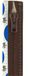 Opti Prym Ritssluiting Kunststof 6mm grof Deelbaar Donker Bruin #881 40 cm