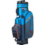 RYDZ GEAR Cartbag Lucky Nine, marineblauw/lichtblauw/oranje