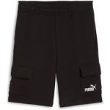 Puma Ess No. 1 Logo Cargo Shorts Zwart 15-16 Years Kinderen