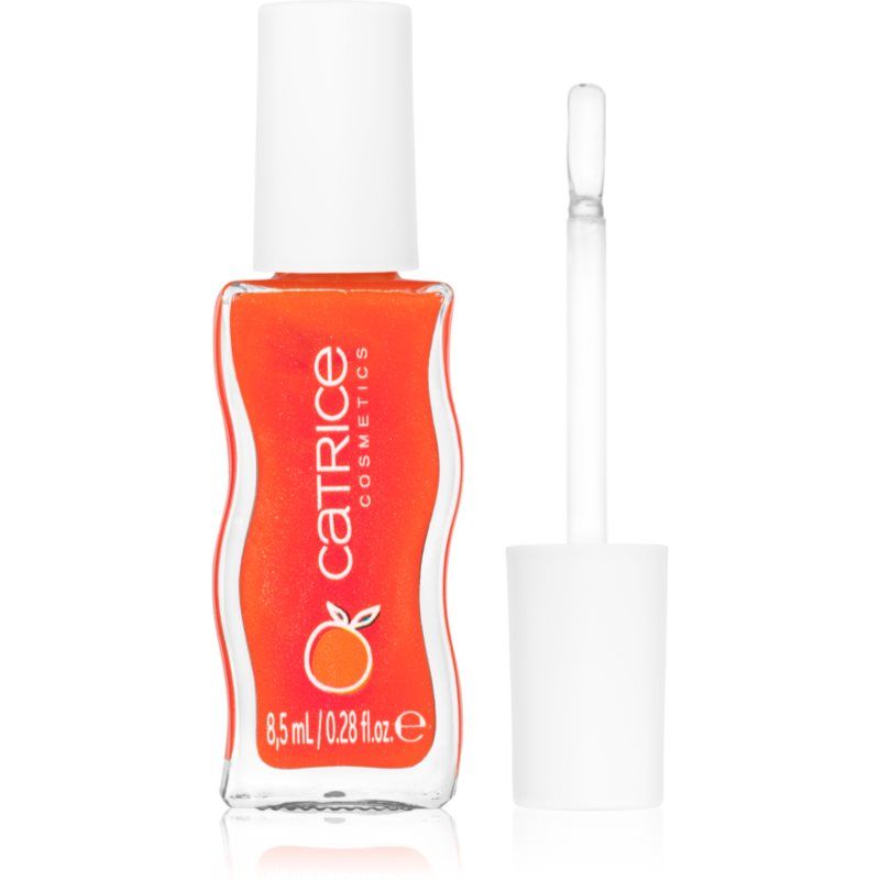 Catrice SUMMER LIPS Lip Glaze, lipgloss, nr. C02, oranje, glanzend, veganistisch, zonder parabenen, zonder microplasticdeeltjes, nanodeeltjes, per stuk verpakt (8,5 ml)
