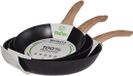 Kitchen Move Set van 3 inductiekoekenpannen INFINITA Ø20/24/28 CM Noir