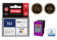 Activejet AH-703CR cartouche d'encre (remplacement HP 703 CD888AE; premium; 21 ml; cyan, magenta, jaune)