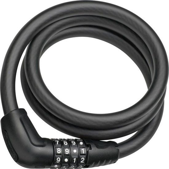Abus Steel O Flex Tresorflex Kabelslot 6615 C 120/15 BK SCM Zwart