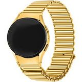 Strap-it Samsung Bracelet acier chaîne Samsung Galaxy Watch 4 44mm (or)