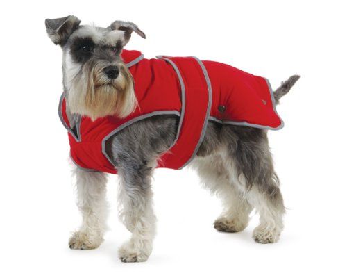 Ancol Muddy Paws All Weather Stormguard Jacket - Poppy Red - Medium (40cm Length, Up to 65cm Girth)