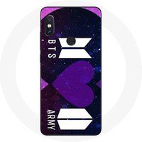 Maniacase Hoesje voor Xiaomi Redmi Note 5 AI Dual Camera Bangtan Sonyeondan Logo BTS En Logo ARMY I Purple You