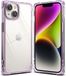 Ringke Fusion Bumper Hoesje Geschikt voor Apple iPhone 14 Transparant Paars