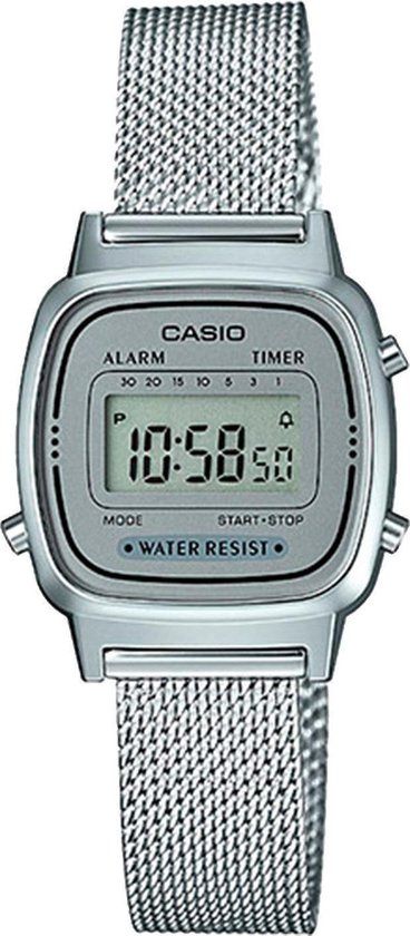 Casio Vintage Mini LA670WEM-7EF Digital Watch - Silver - Women's
