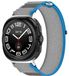 Wigento Samsung Galaxy Watch Ultra 47mm, design nylon sportband met klittenbandsluiting, model M5