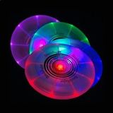 Verlichte LED-frisbee zwart