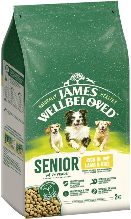 James Wellbeloved Dog Senior Lam & Rijst 2kg