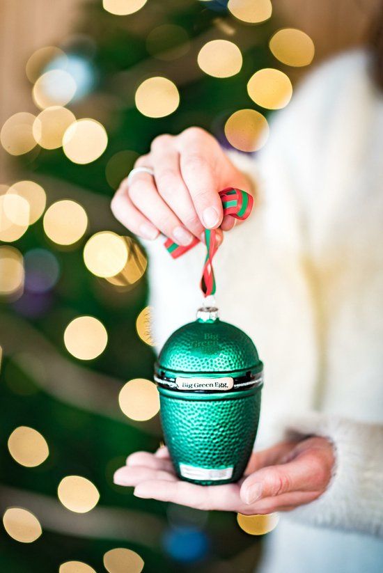 Big Green Egg Green Glass Christmas Ornament - Green - 1 Piece