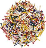 ACM Products Tees en bois 7 cm 1000 pièces Mix