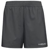 Head Club Shorts W Dames M Antracietkleur Polyester Padel