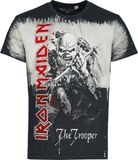 Iron Maiden The Trooper Heren T-shirt - zwart/wit - XXL