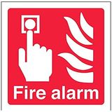 VSafety Fire Alarm Logo Sign