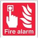 VSafety Fire Alarm Logo Sign