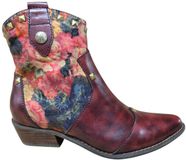 Laura Vita Hicnio 20 Bourgogne Cowboy Laarzen Bordeaux Leer Dames