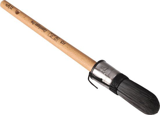 Copenhagen Pro patentpuntkwast - maat 12 - synthetisch haar - FSC houten steel