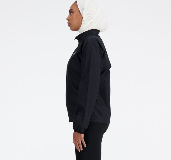 New Balance Active Woven Jacket Dames - Zwart - Maat S