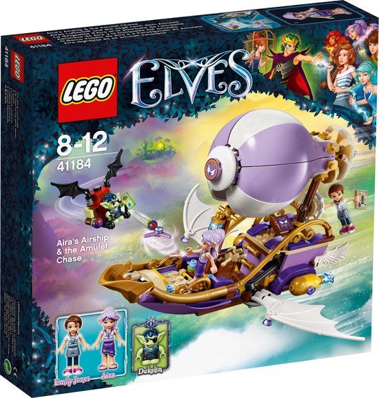 LEGO Elves Aira's luchtschip & de jacht op het amulet 41184