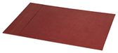 Rhodia 194480C Nacarat Harde Bureaumat - 60 x 40 cm - Oranje Zadelstiksel - Imitatieleer - Rhodiarama Collectie