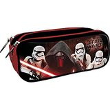 Made in Trade AST4726 Etui met 3 vakken, 85 x 220 x 90 mm Wars1, synthetisch, zwart, 23 x 10 x 6 cm