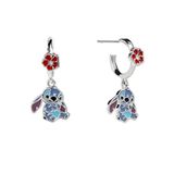 Lilo & Stitch Flower Stitch Unisex Ear Stud - zilverkleurig - Standard